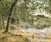 Scenic shore, Camille Pissarro